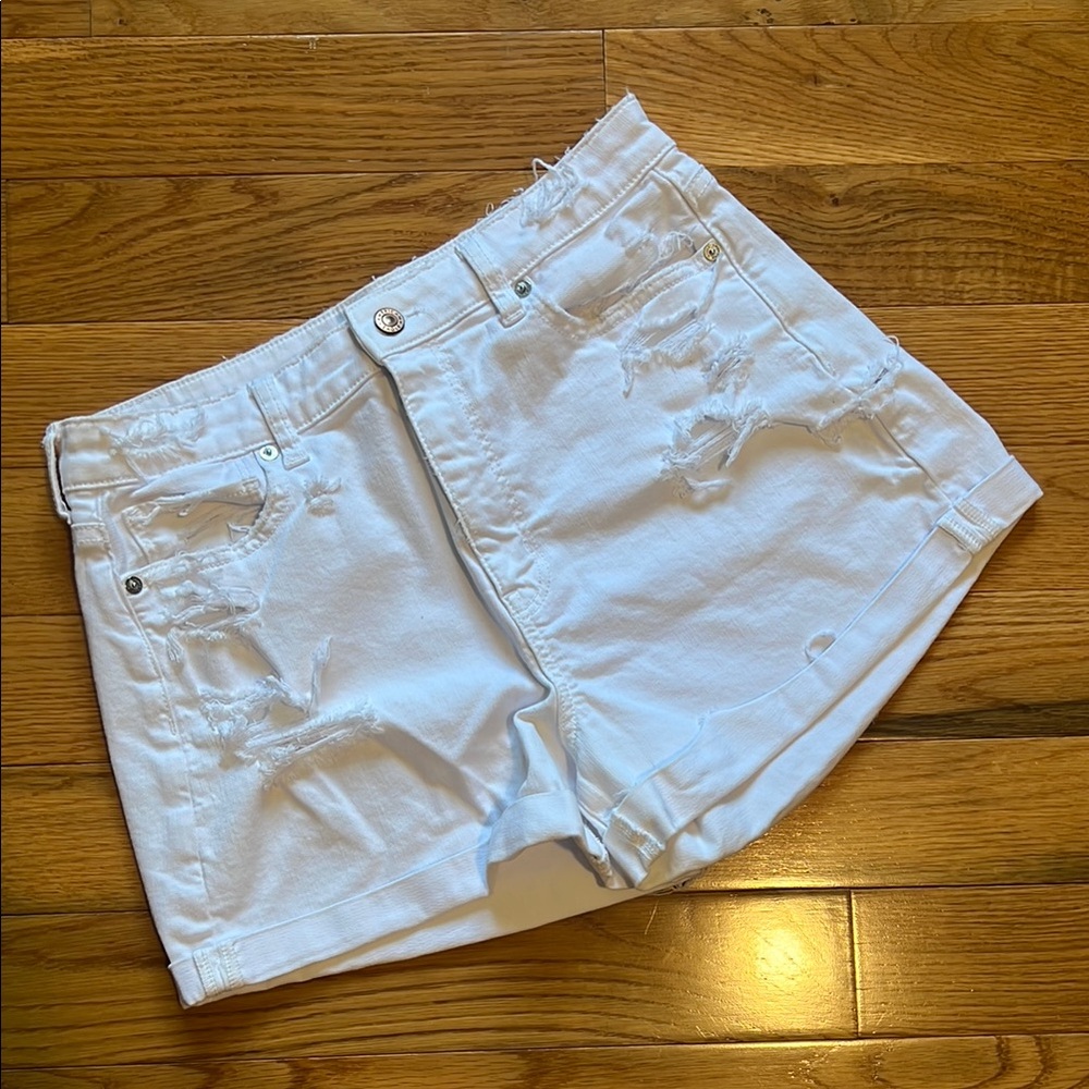 American Eagle Outfitters White Jean Shorts